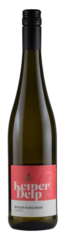 Flaschenbild des Weissburgunders vom Weingut Keiper-Delp