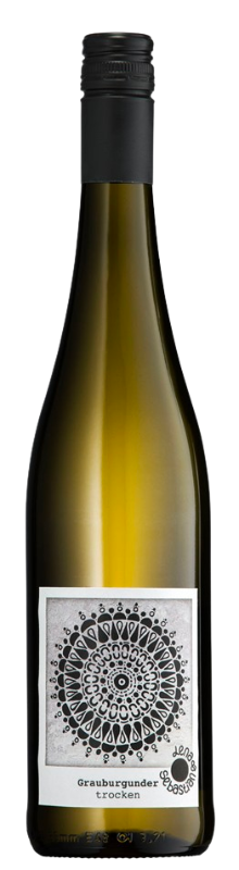 Flaschenbild des Grauburgunders vom Weingut Lena und Sebastian