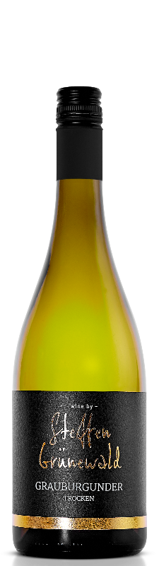 Flaschenbild des Grauburgunders vom Weinhaus Steffen Grünewald