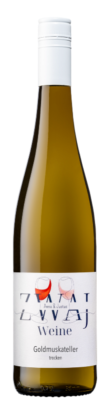 Flaschenbild des Goldmuskatellers vom Weingut ZWAJ