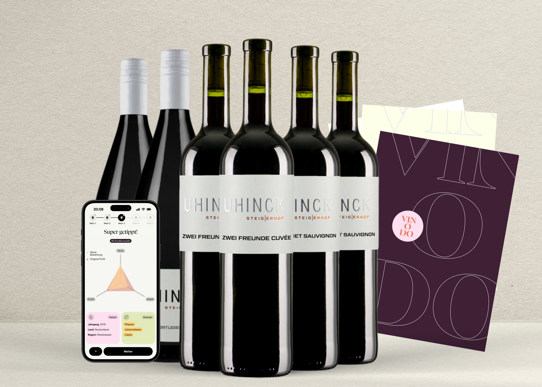 vinodo Rotweinprobe - Weingut Uhinck